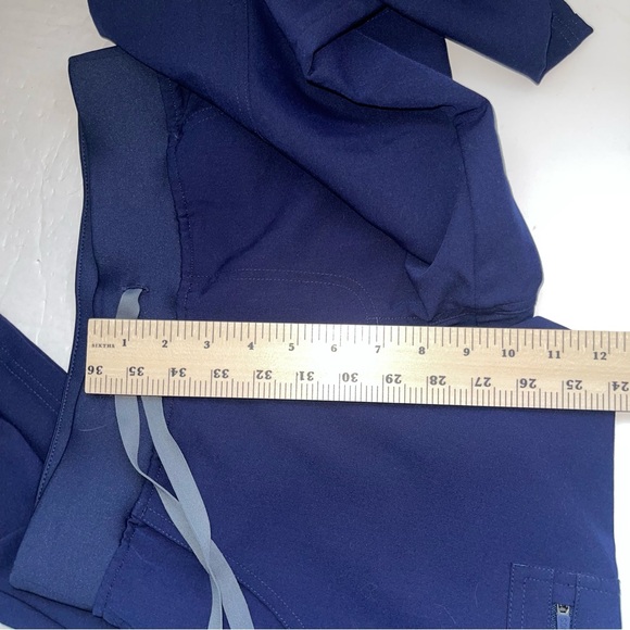 Figs Yola Skinny Scrub Pants Womens Petite Navy Size XS Extra Small - Picture 5 of 8
